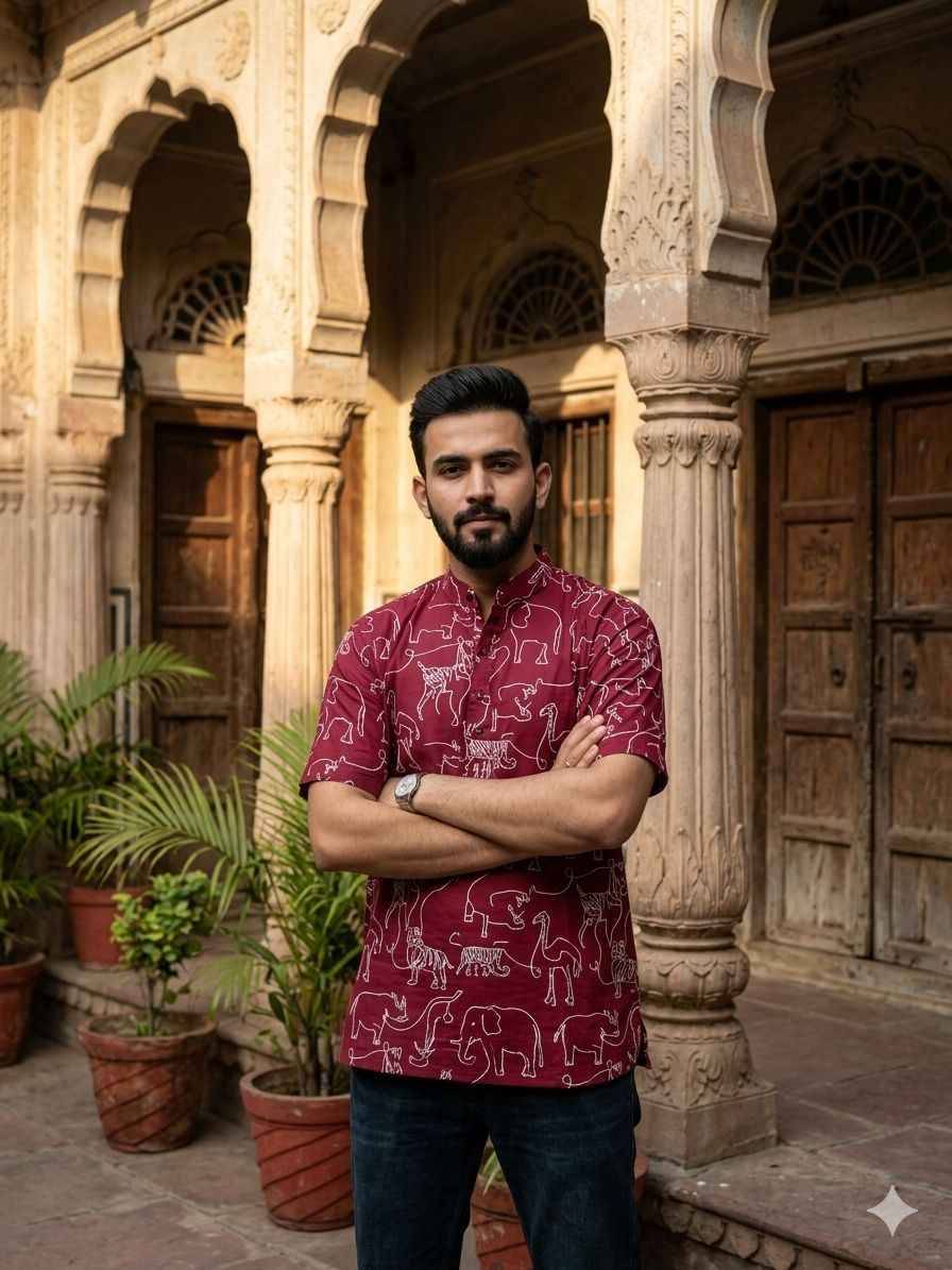 K 918 Mens By Fashid Beautiful Colorful Stylish Fancy Casual Wear & Ethnic Wear & Ready To Wear Silk Kurtas At Wholesale Price
